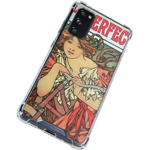 Alphonse Mucha Cycles Perfecta Galaxy S20 FE Clear Case